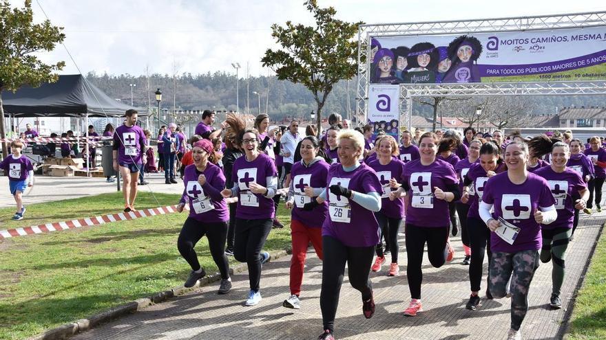 Llega la carrera feminista Moitos camiños, mesma meta este viernes hasta O Milladoiro