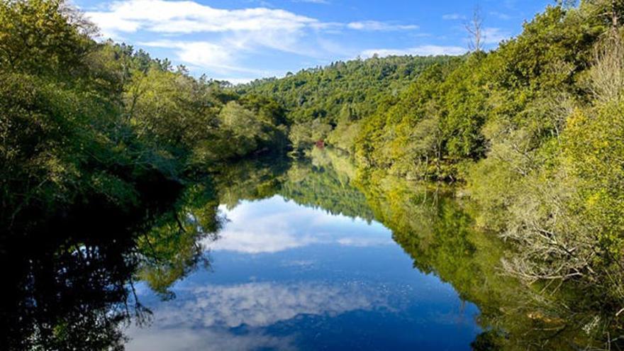 Imagen panorámica del río Ulla // FB