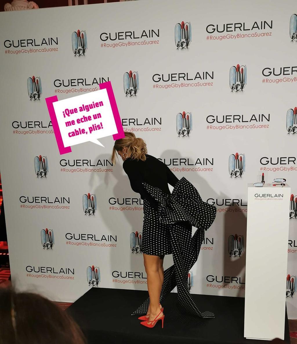 Blanca Suárez enseña su lazo gigante
