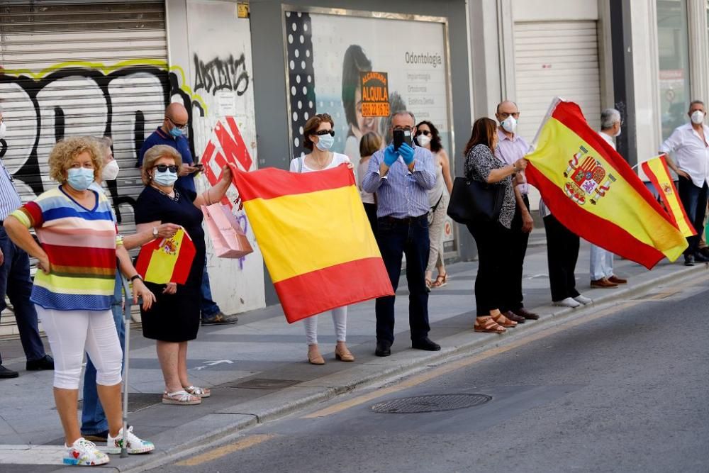 Manifestación contra el Gobierno de Sánchez