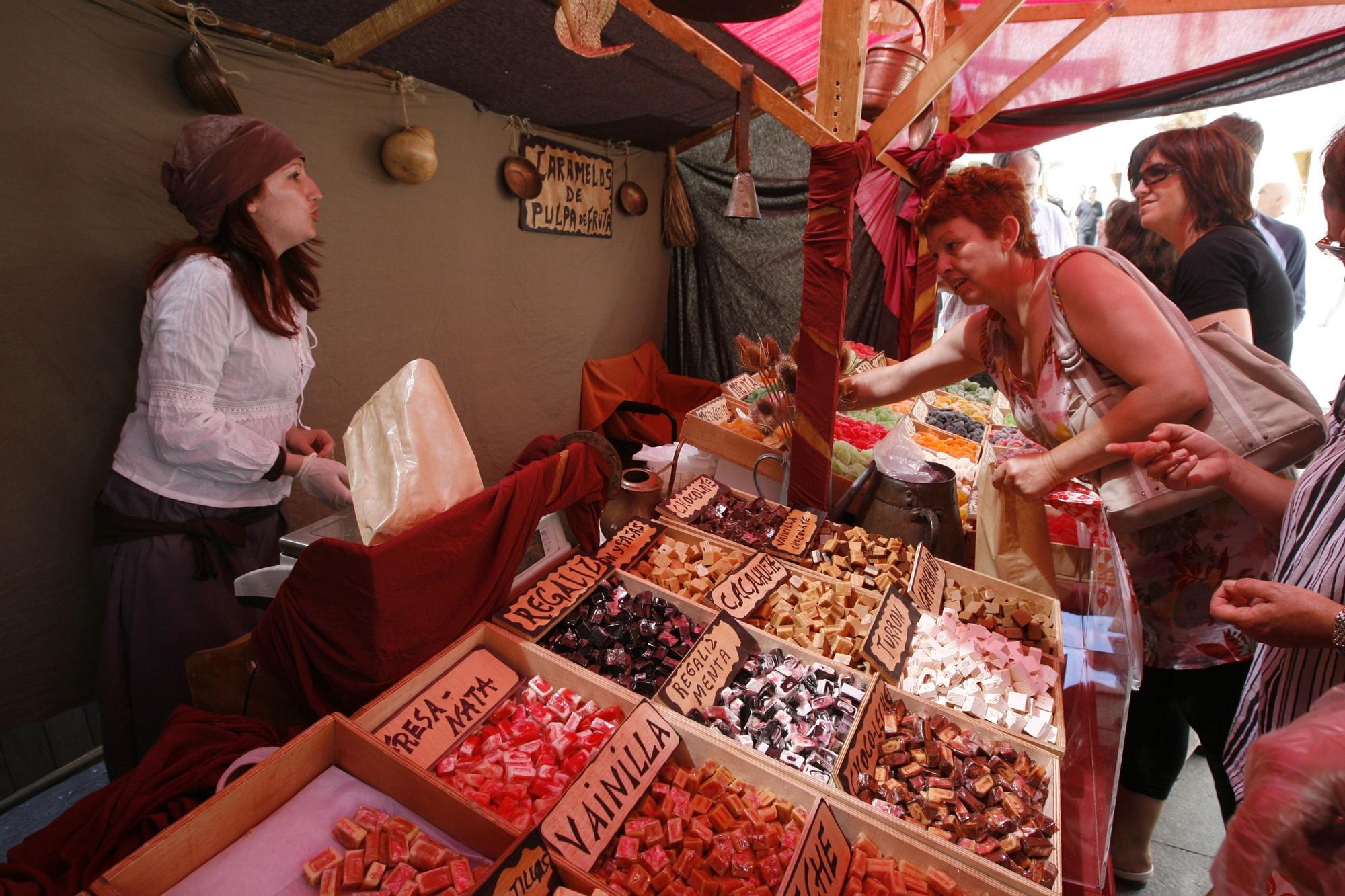 Edición de 2009 de la Feria Medieval de Ibiza.