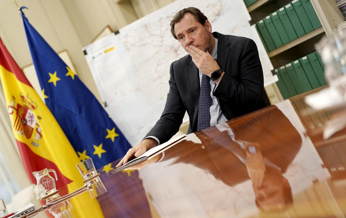 Óscar Puente, ministro de Transportes.