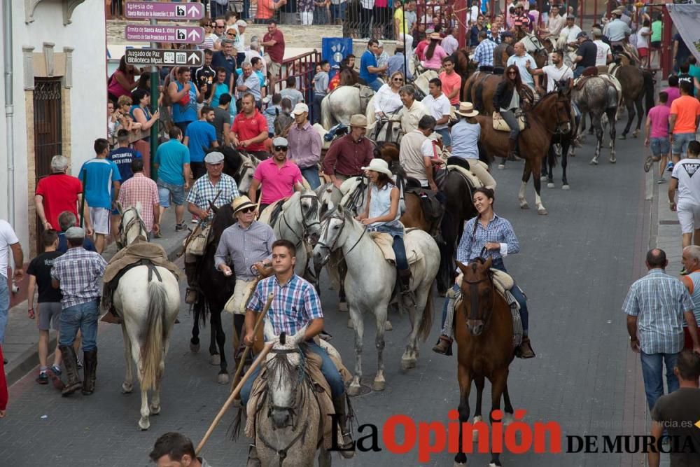 Último encierro en las Fiestas de Moratalla