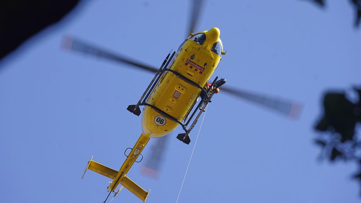 Imatge arxiu d'un helicòpter dels bombers.