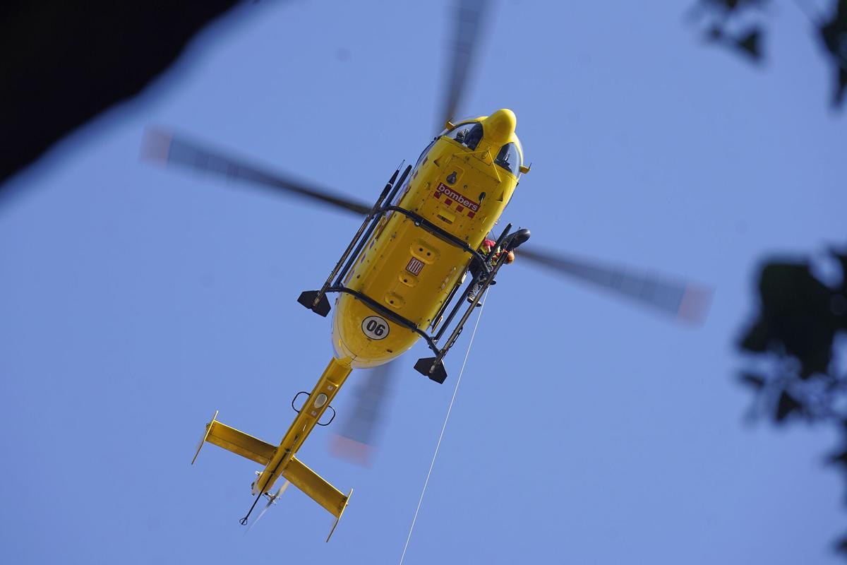 Un helicòpter del SEM en una imatge d'arxiu.