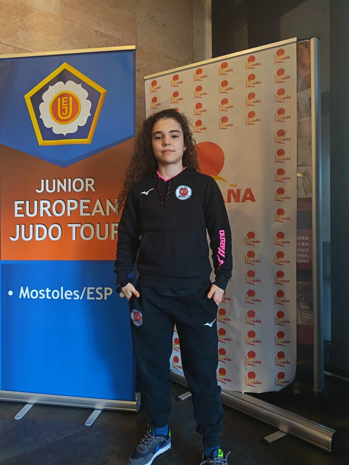 Elena Bahamonde, en la cita europea.