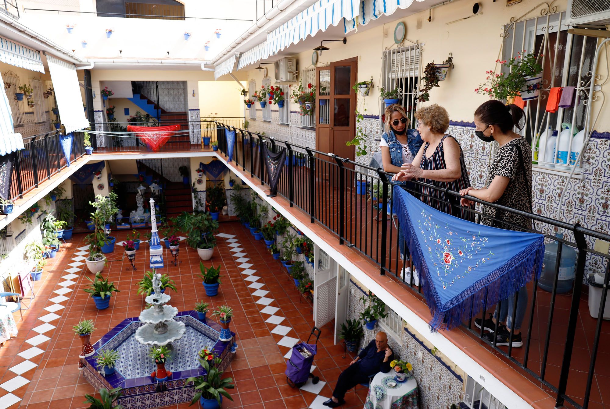 Concurso de balcones del barrio de la Trinidad