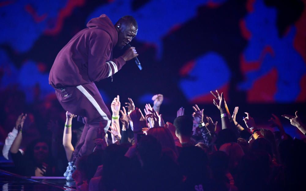 British Hip Hop artist Stormzy performs at the ...