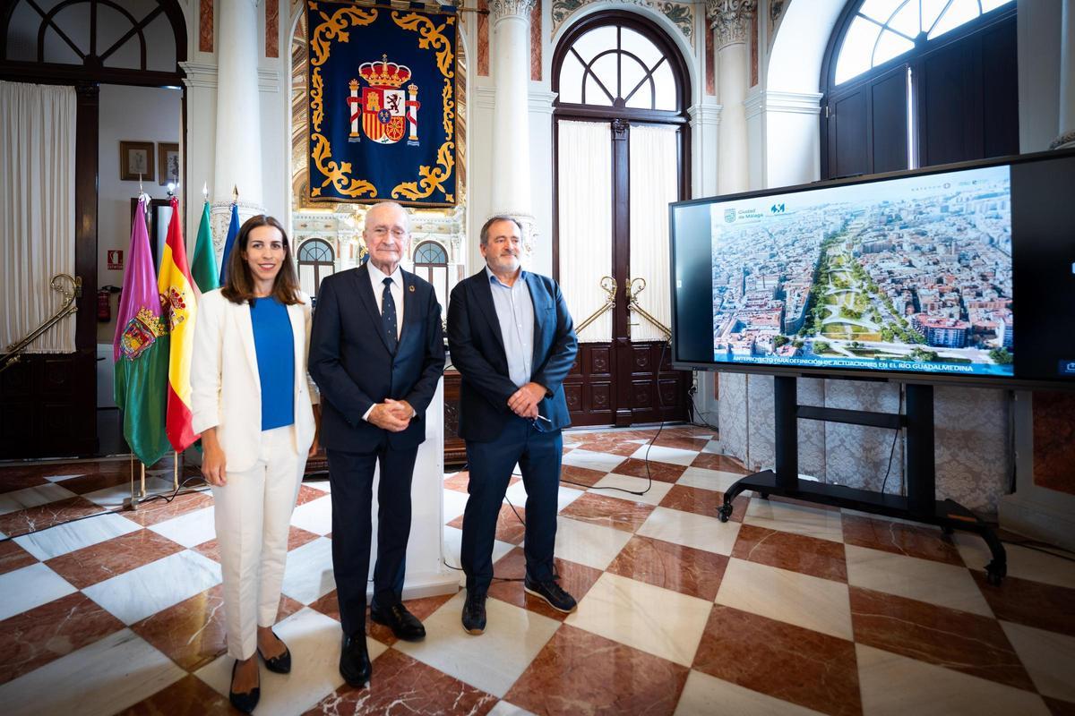 Presentación del anteproyecto para transformar el río Guadalmedina.