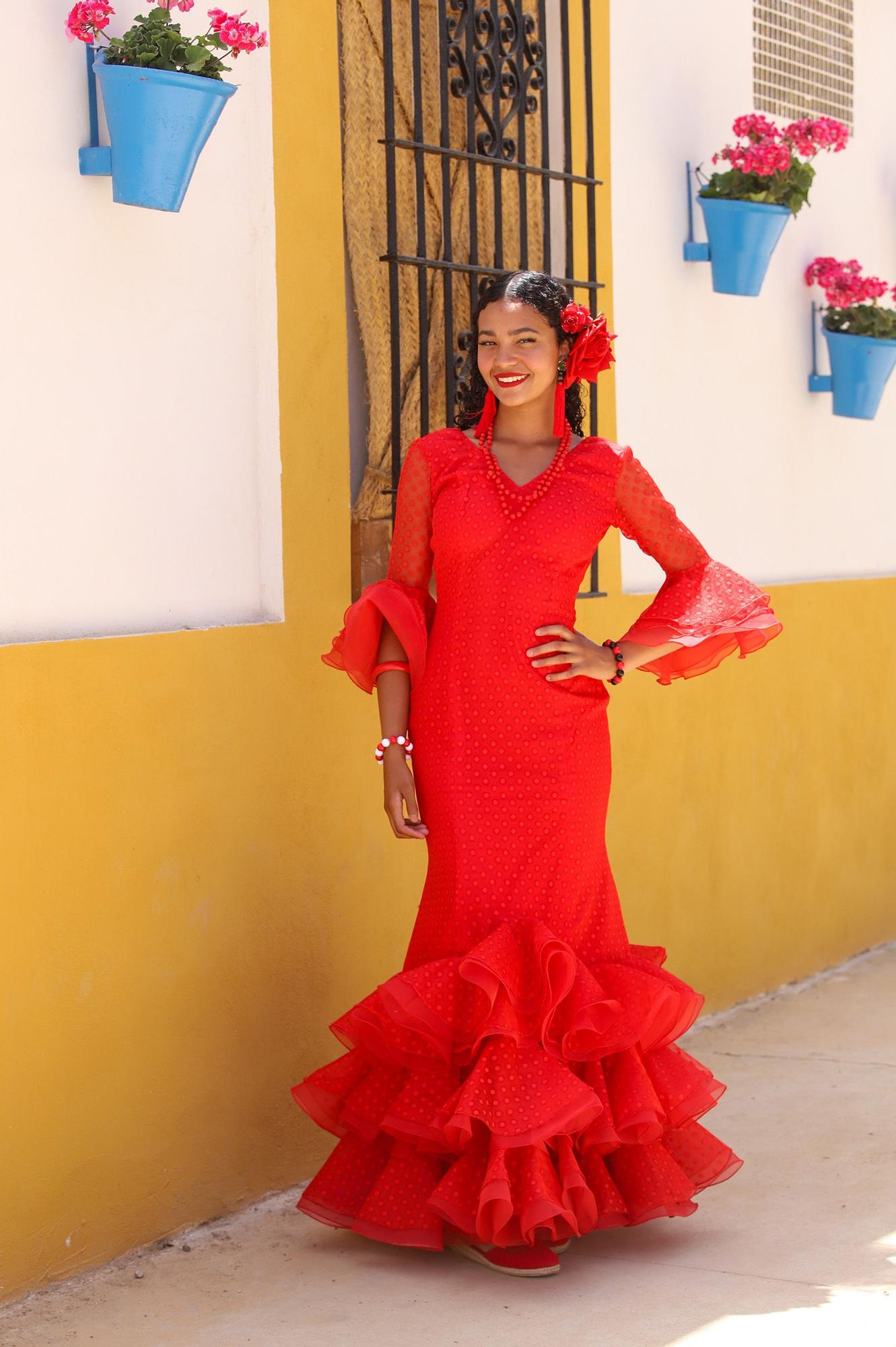 Trajes de gitana en El Arenal el viernes de feria