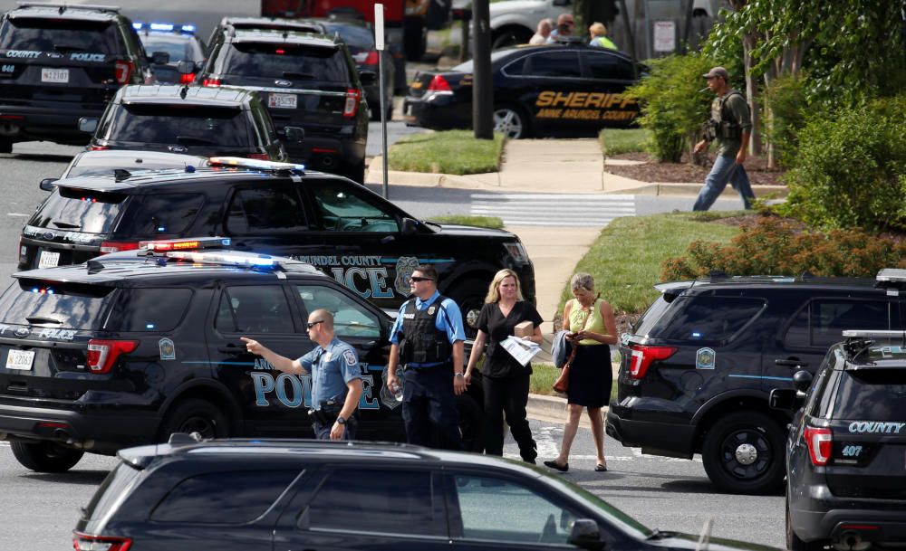 Varios muertos en un tiroteo en un periódico en Maryland