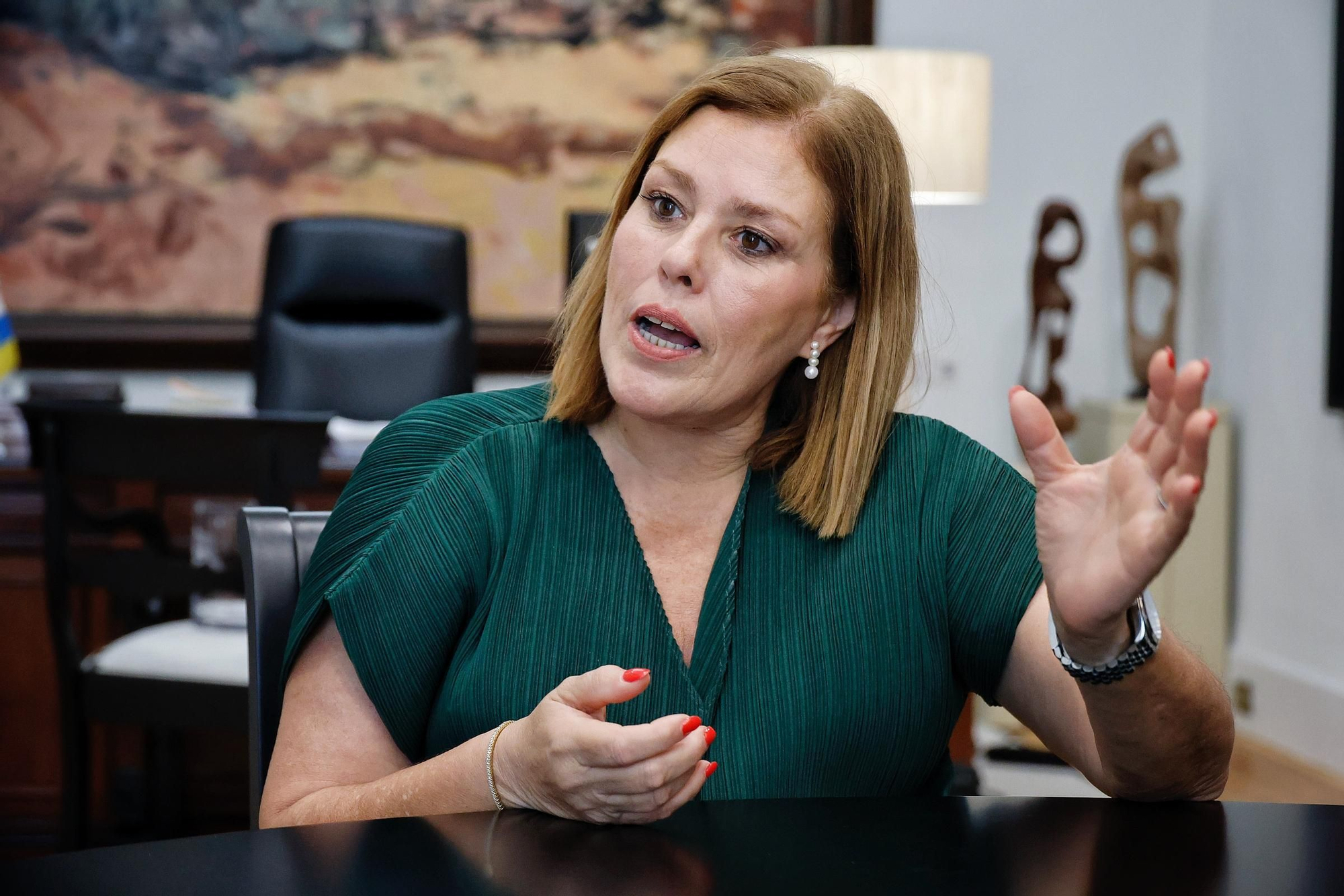 Astrid Pérez, presidenta del Parlamento de Canarias