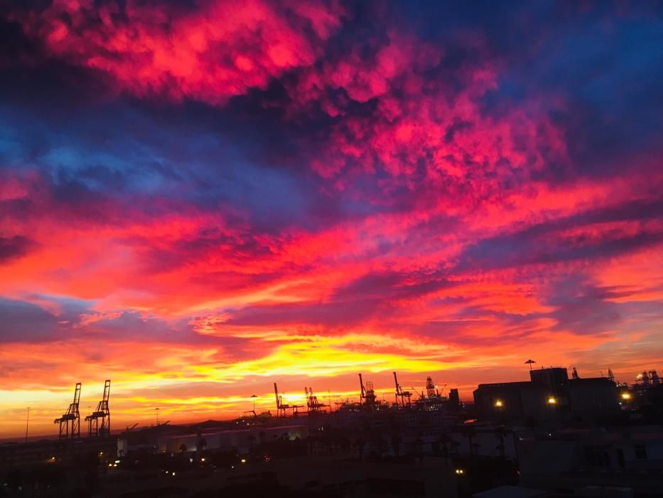 Amanecer en Las Palmas de Gran Canaria (08/12/18)