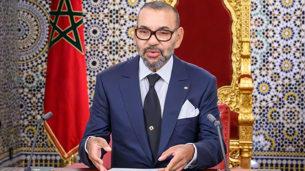 El rey de Marruecos mohamed VI