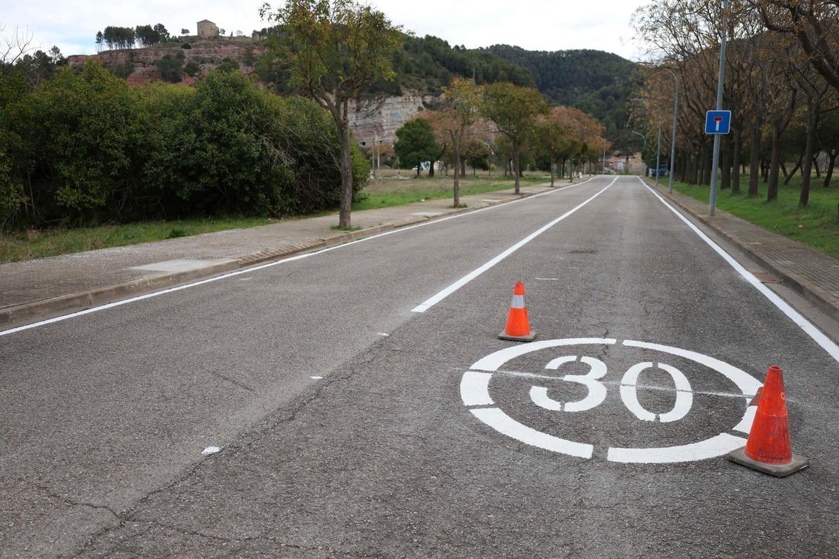 Una part del nou recorregut que s'ha habilitat pel perímetre del que era el barri de l'Estació