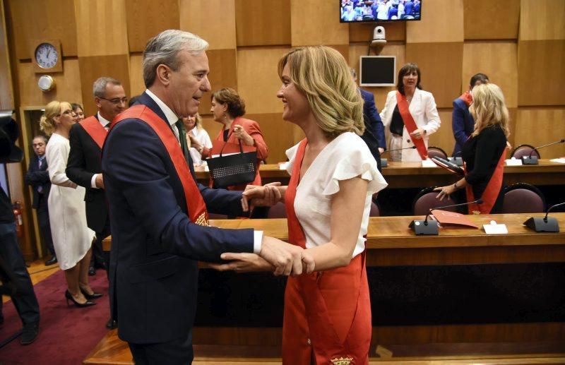 Toma de posesión de Jorge Azcón como alcalde de Zaragoza