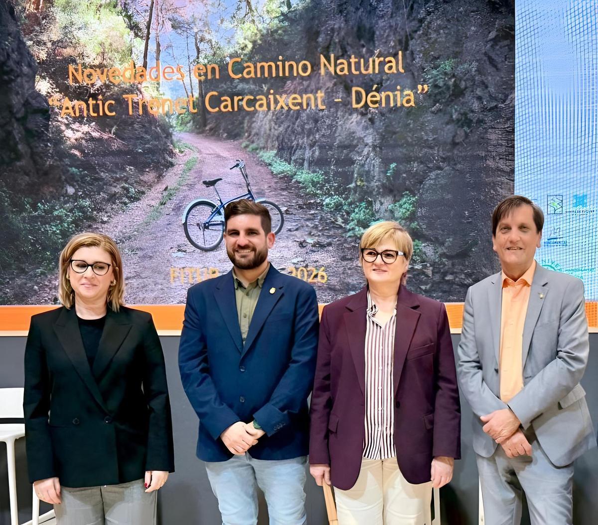 Presentación del camino del antiguo 'trenet' en Fitur.
