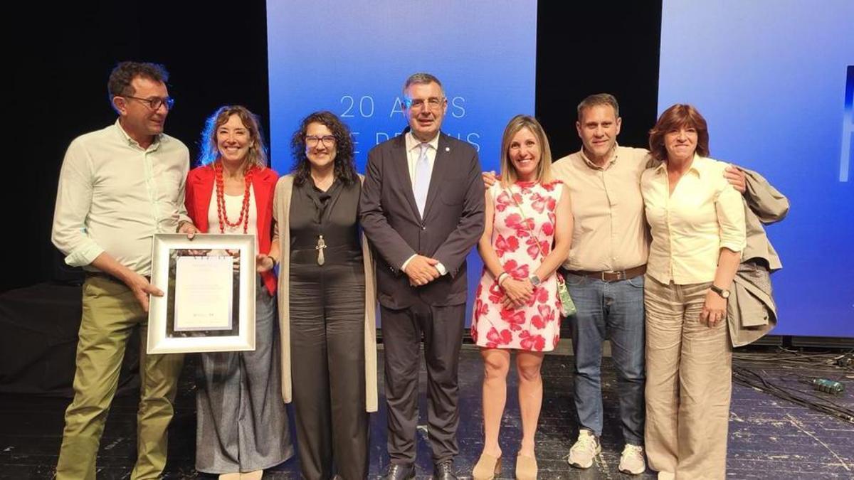 L'entrega del premi a Cuina Pirnenca de Cerdanya