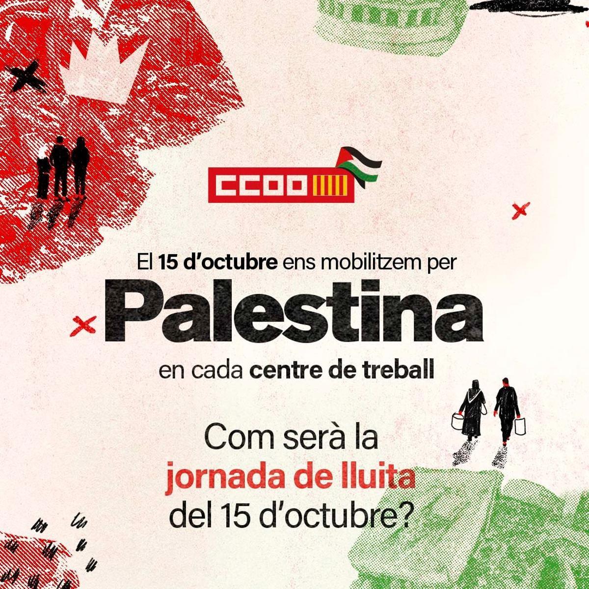 Convocatoria por parte de CCOO PV
