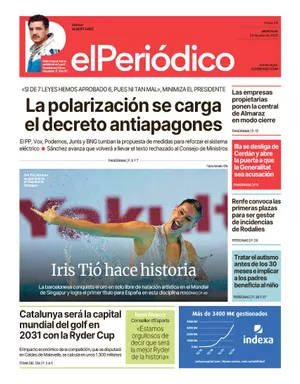 La portada de EL PERIÓDICO del 23 de julio de 2025