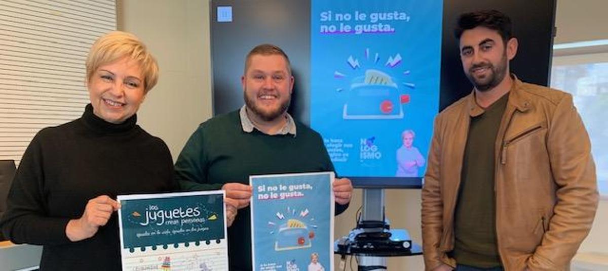 Susi Díaz protagoniza una campaña contra los juguetes sexistas en Elche