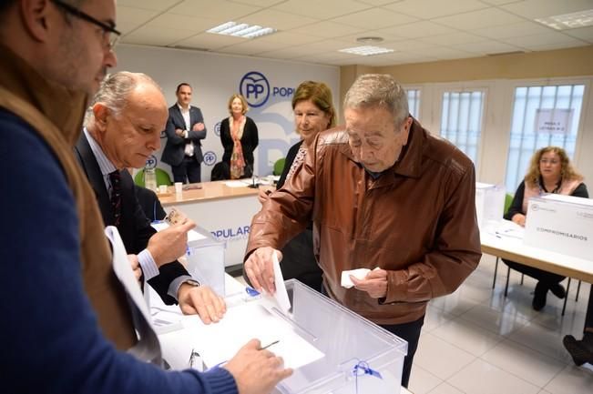 VOTACIONES EN EL PP DE CANARIAS