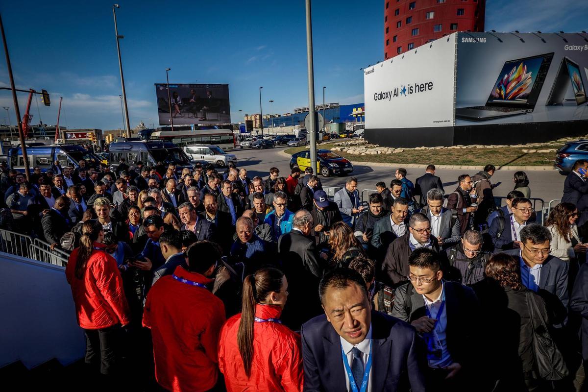 Inauguración del Mobile World Congress en la Fira de Barcelona