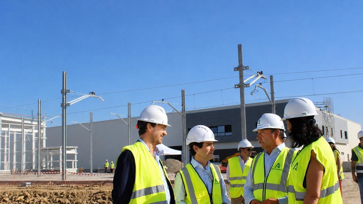 Visita a las obras del tranvía de Alcalá de Guadaíra