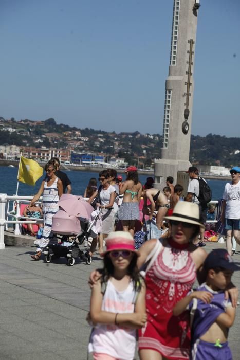 Buen tiempo en Gijón