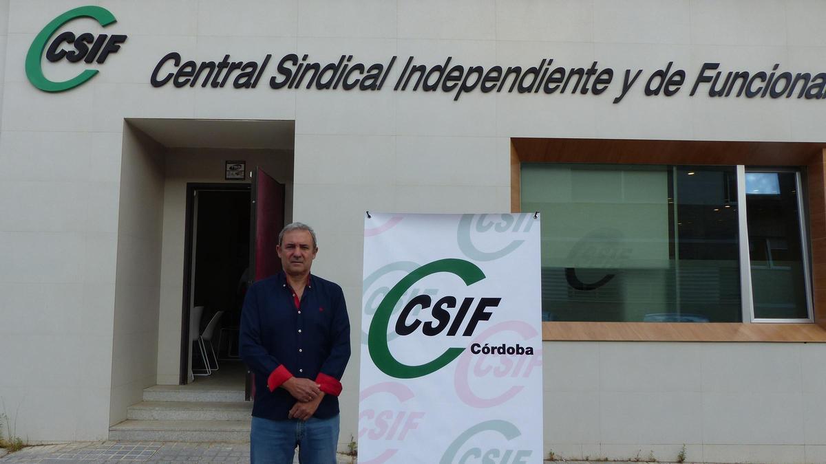 Vidal Muñoz, responsable del Sector de Administración General del Estado (AGE) de CSIF Córdoba.