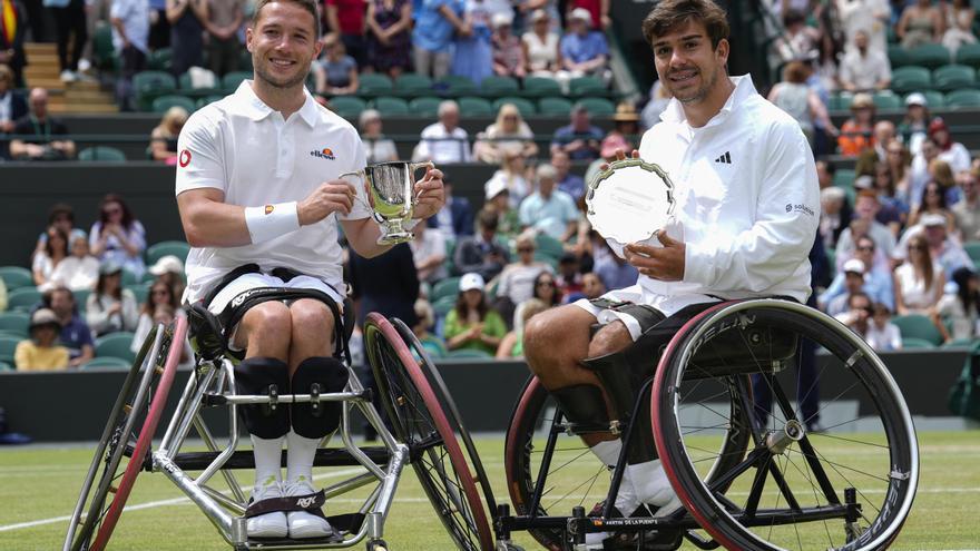 El vigués Martín de la Puente, subcampeón de Wimbledon