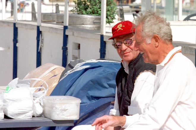 Las imágenes de Josep Cusí junto al rey Juan Carlos I en Mallorca