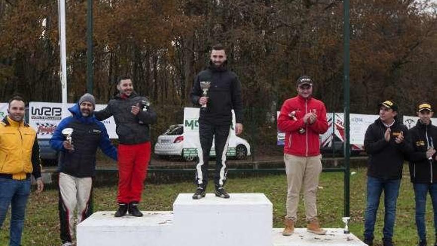 Podio del primer Master de Galicia celebrado ayer. // Bernabé/Cristina M. V.