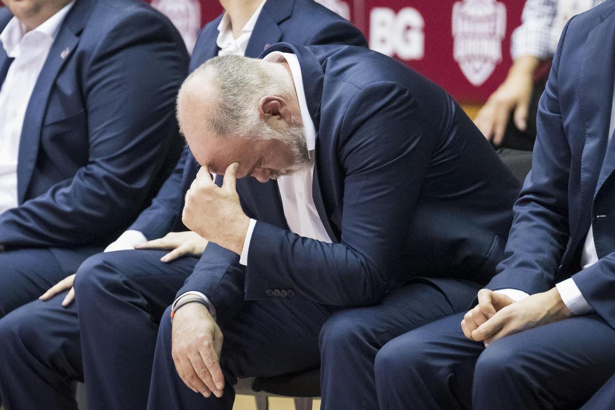 Pablo Laso vivió su peor día en el banquillo baskonista ante el Bàsquet Girona
