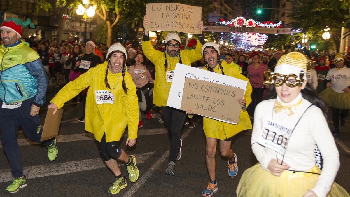 Imagen de archivo de la San Silvestre alicantina del 2019