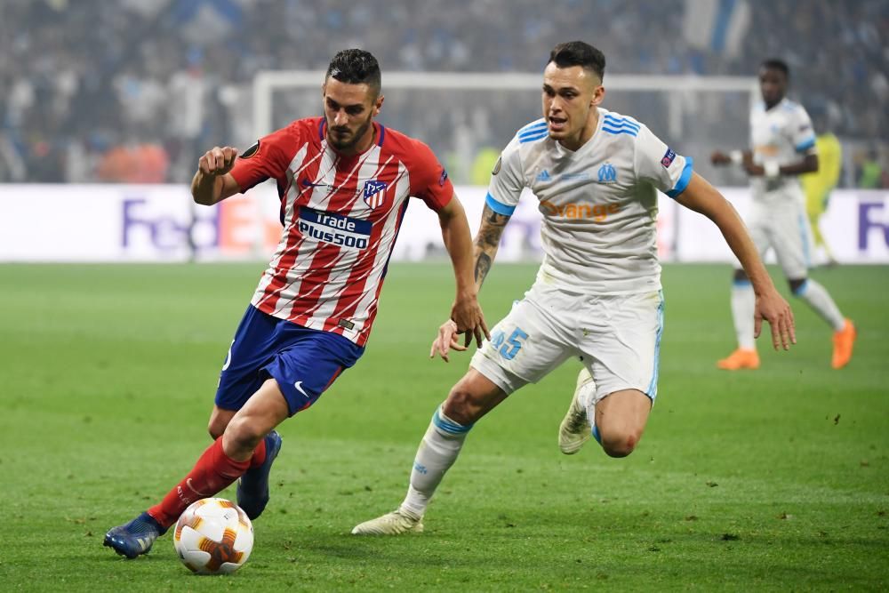 Final de la Europa League: Olympique de Marsella - Atlético de Madrid