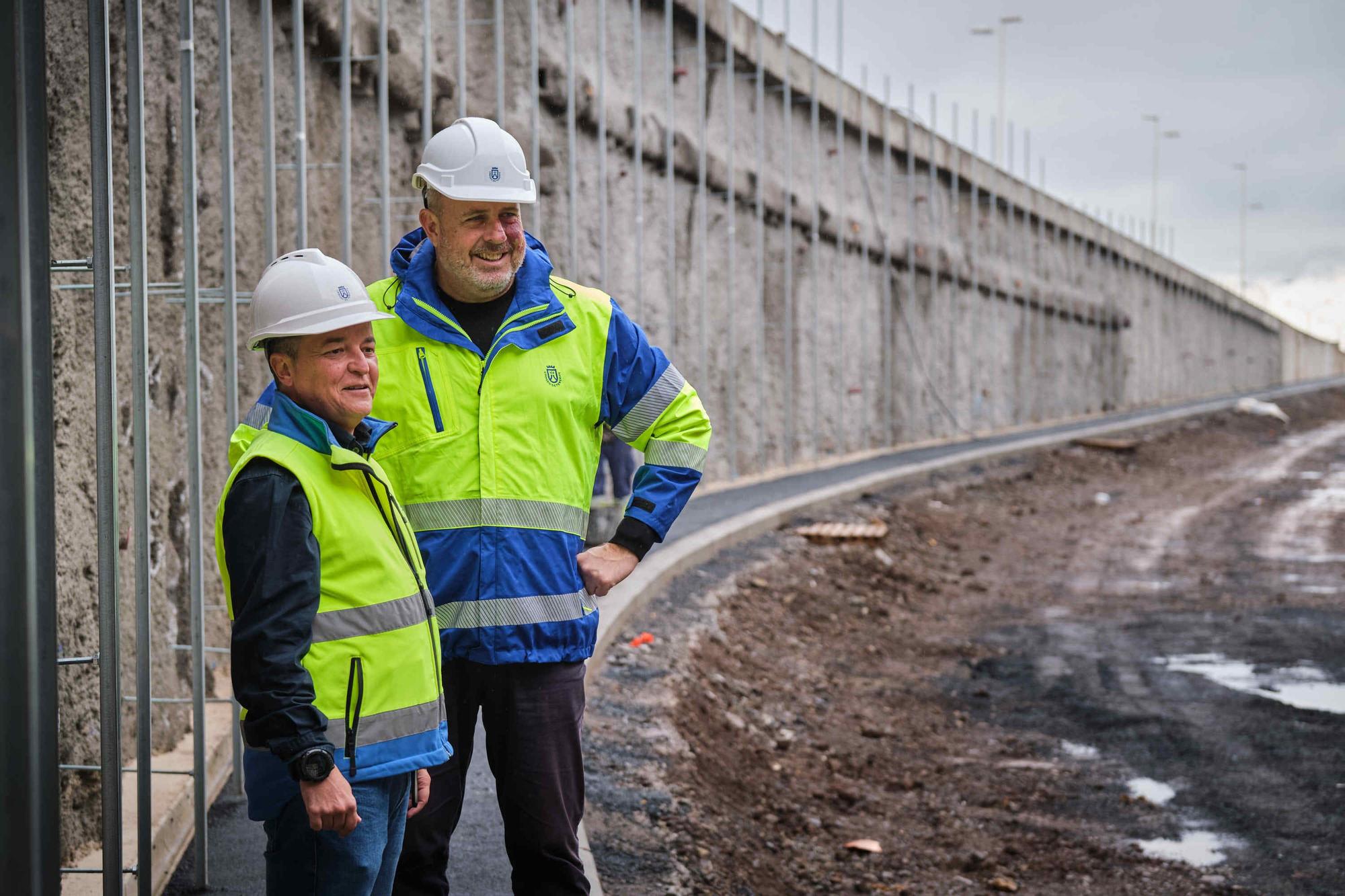 Obras de la pasarela del Padre Anchieta