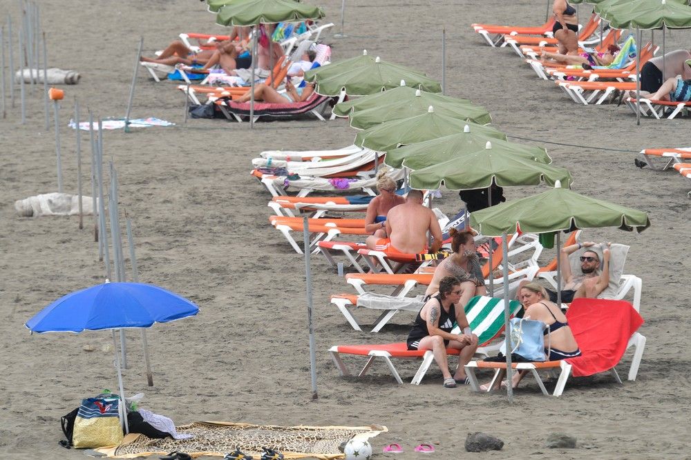 Playa de San Agustín, en San Bartolomé de Tirajana