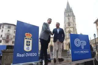 EN IMÁGENES: Presentación de Javi Calleja como entrenador del Real Oviedo