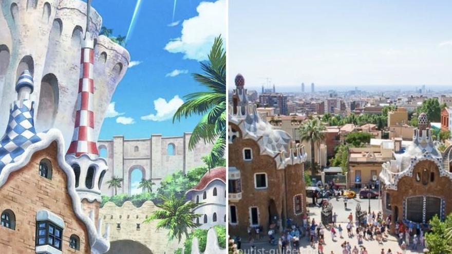 Referencia de &#039;One Piece&#039; en Barcelona.