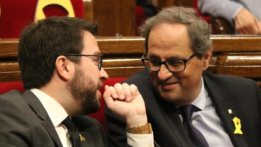 Torra promet «reparar els danys» del 155 i treballar pel «mandat» de l&#039;1-O