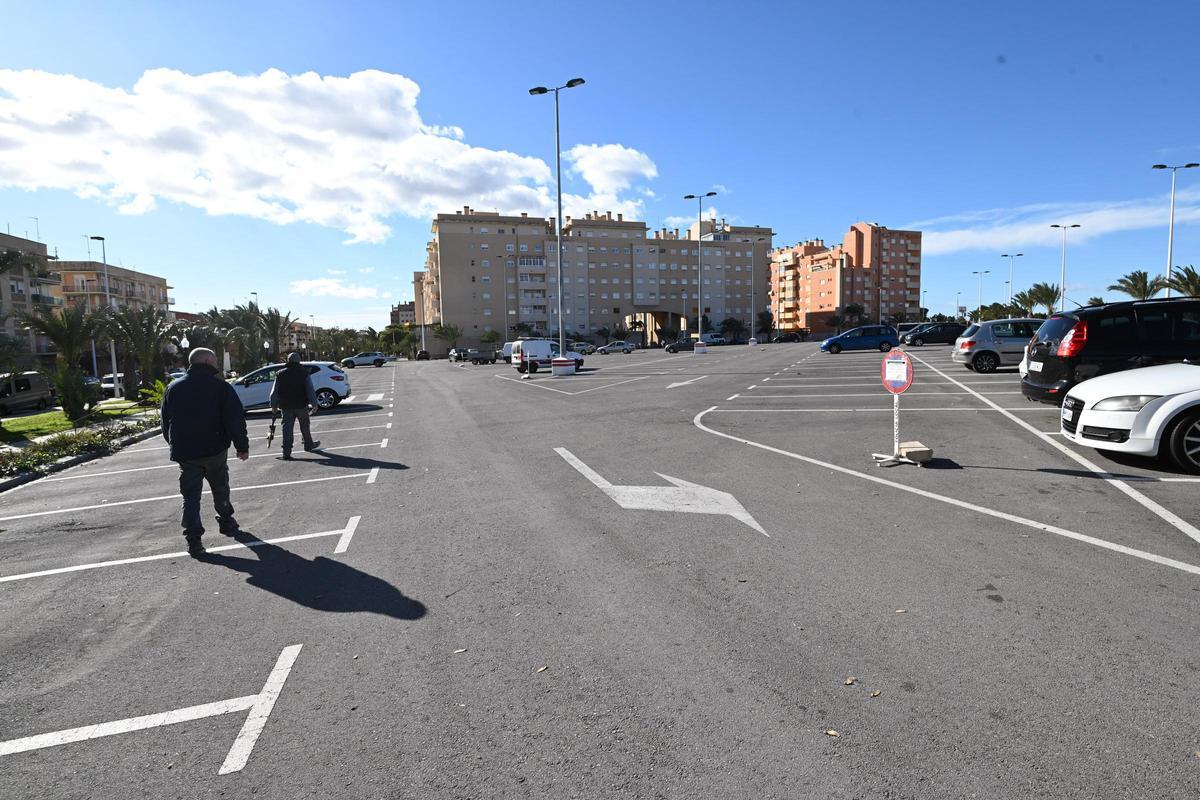 Así es el parking donde irá el mercadillo de Carrús-Toscar