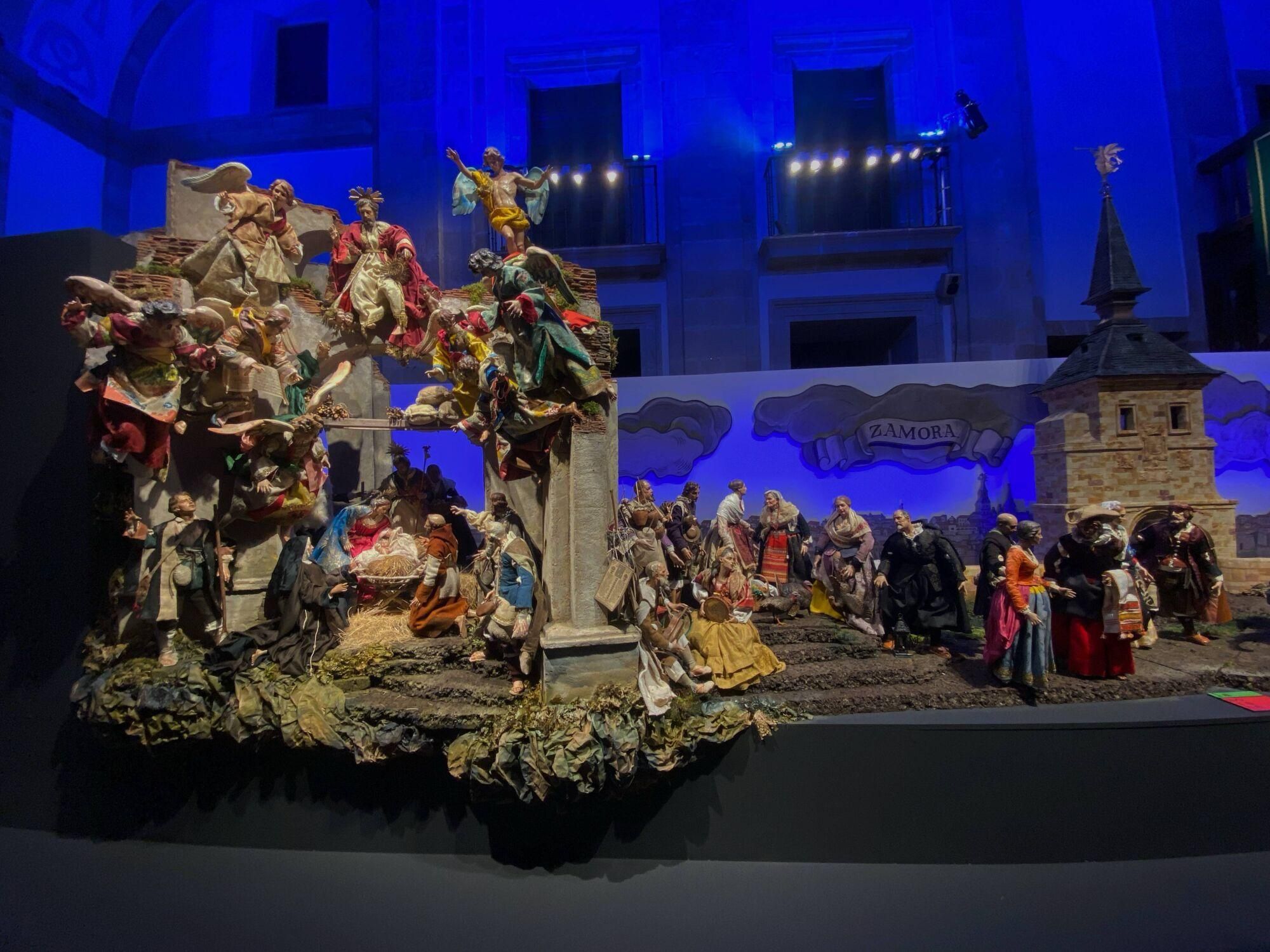 GALERÍA | Así es esta Navidad el belén de la Diputación de Zamora, hecho por La Morana