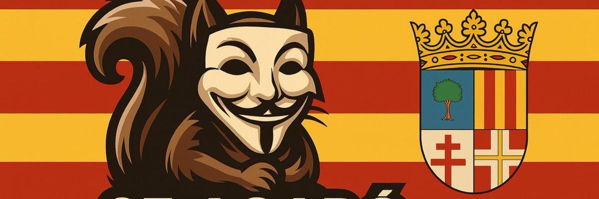 Bandera de Aragón de la cuenta de SALF Aragón en X