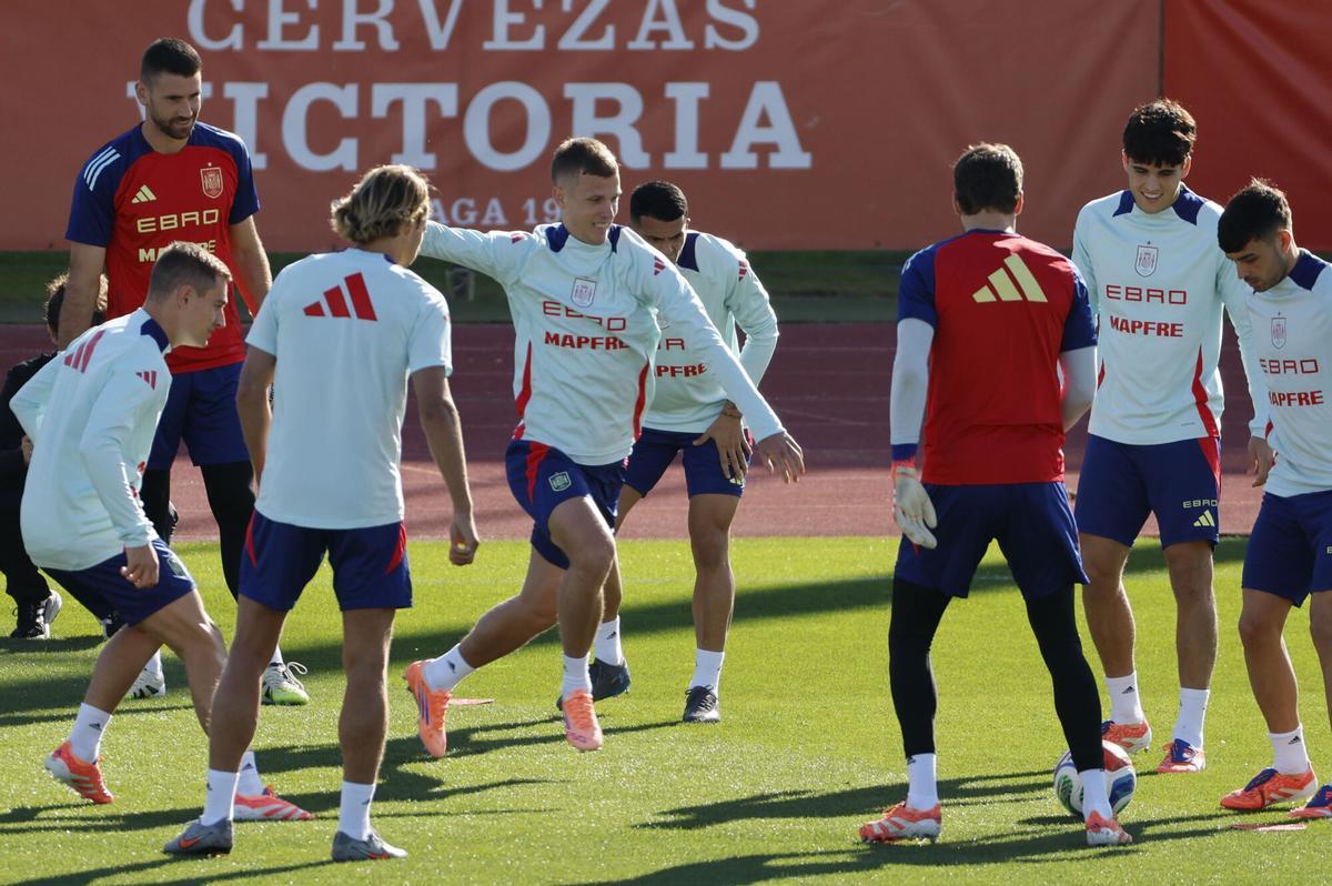 Dani Olmo tuvo que abandonar de forma prematura la selección por culpa de más problemas físicos