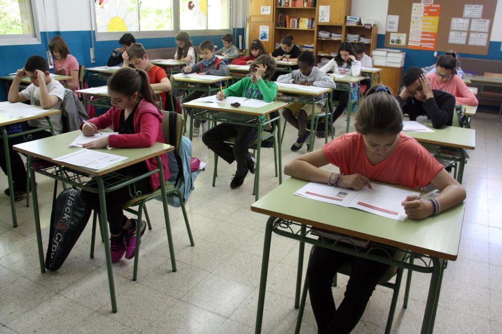 Proves d''avaluació a l''Escola Migdia de Girona