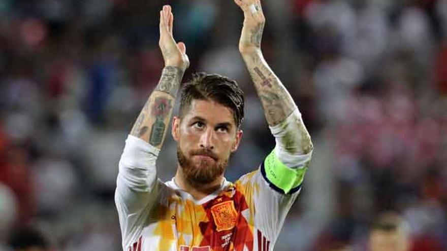 El futbolista Sergio Ramos