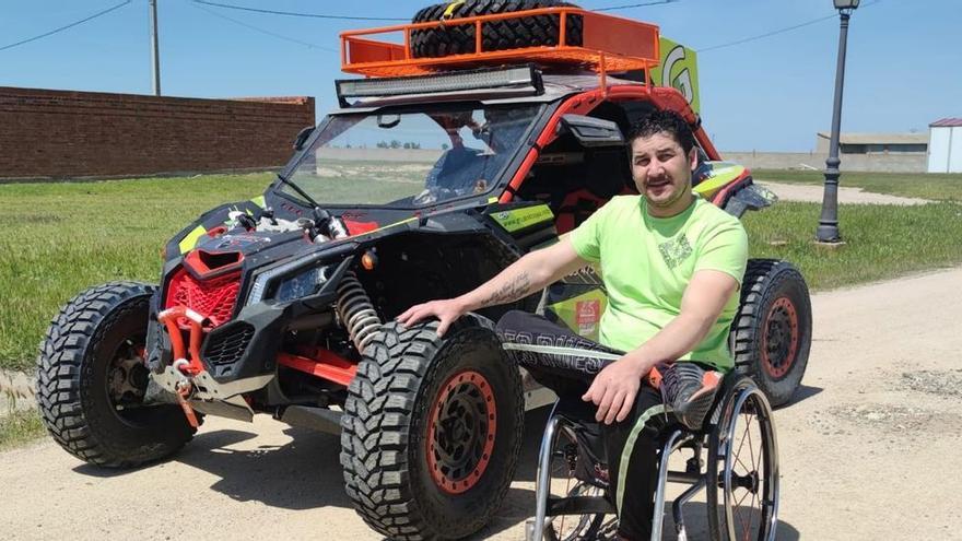 La aventura de Rodrigo García: de Segovia a Vigo en “buggy” y silla de ruedas para concienciar