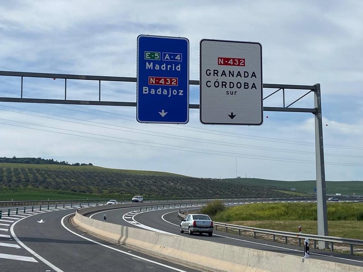 Desde el domingo pueden circular vehículos desde el puente de Andalucía en dirección a Madrid.