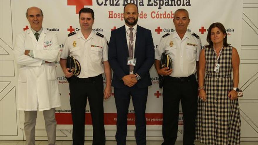 Reunión entre Policía Nacional y Hospital Cruz Roja